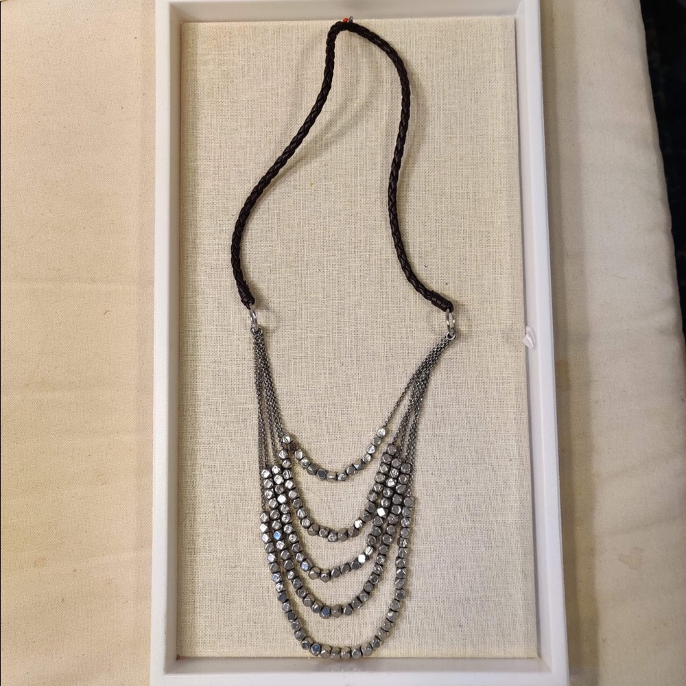 Noonday Collection Silver Nugget Necklace